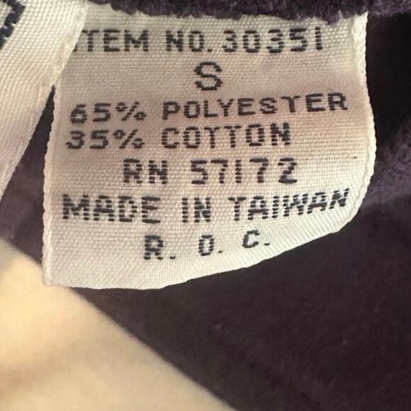 Vintage Goolagong Colorblock Sweatshirt Tee 80s USA Red White Blue | Small - Picture 5 of 6